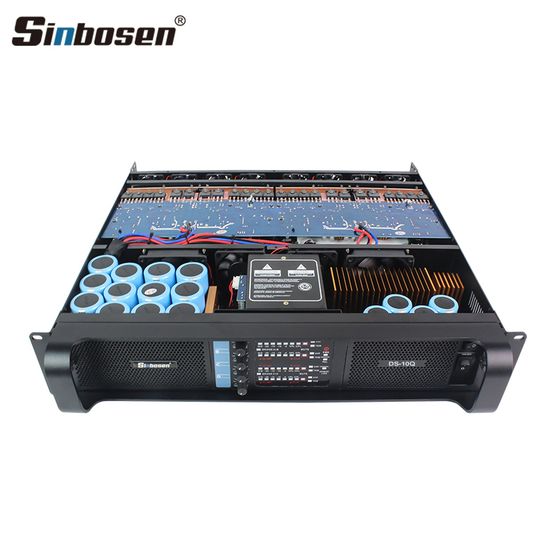 Ds-10q 1000 Watt 4 Channels Class Td Professional Power Amplifier 1350W