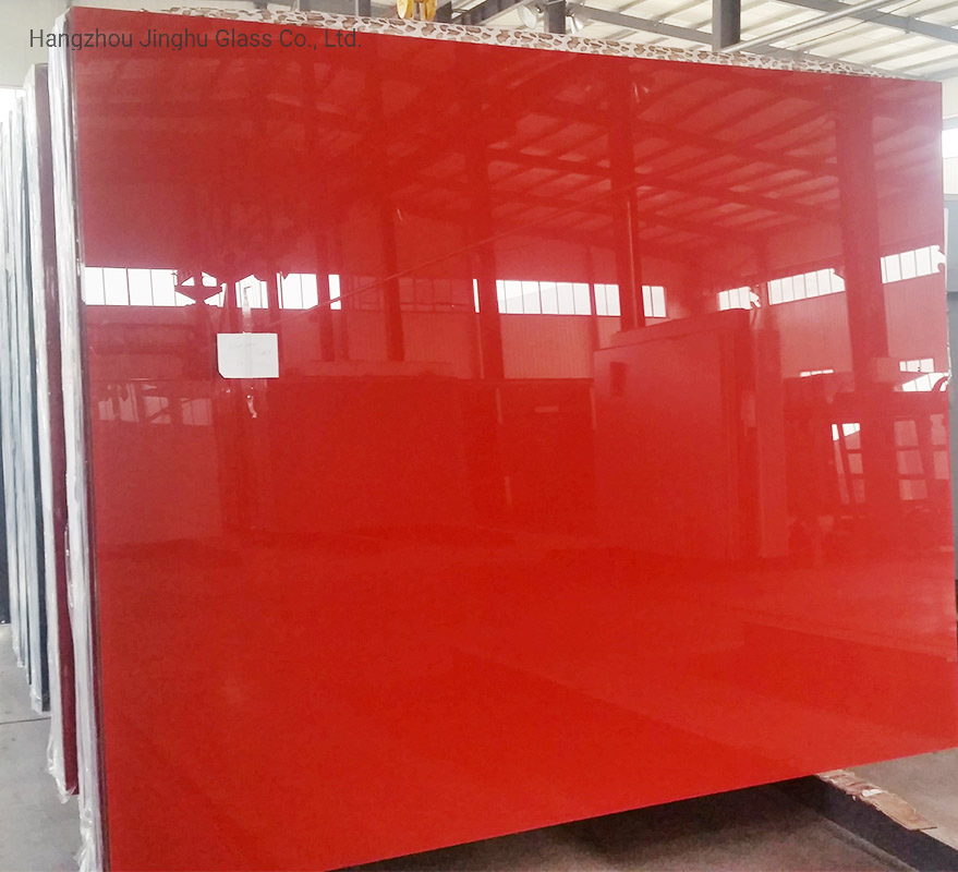 Red Green Yellow Blue White Black 3mm, 3.2mm, 4mm, 5mm, 6mm Decorative Kitchen/ Door/Window Painted Glass