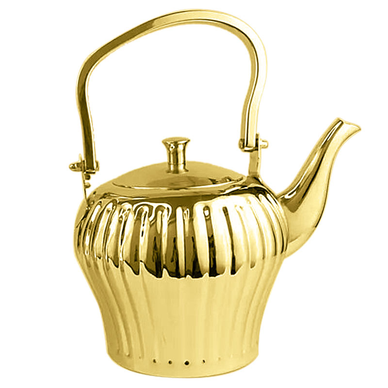 Золотой чайник Dallah из нержавеющей стали