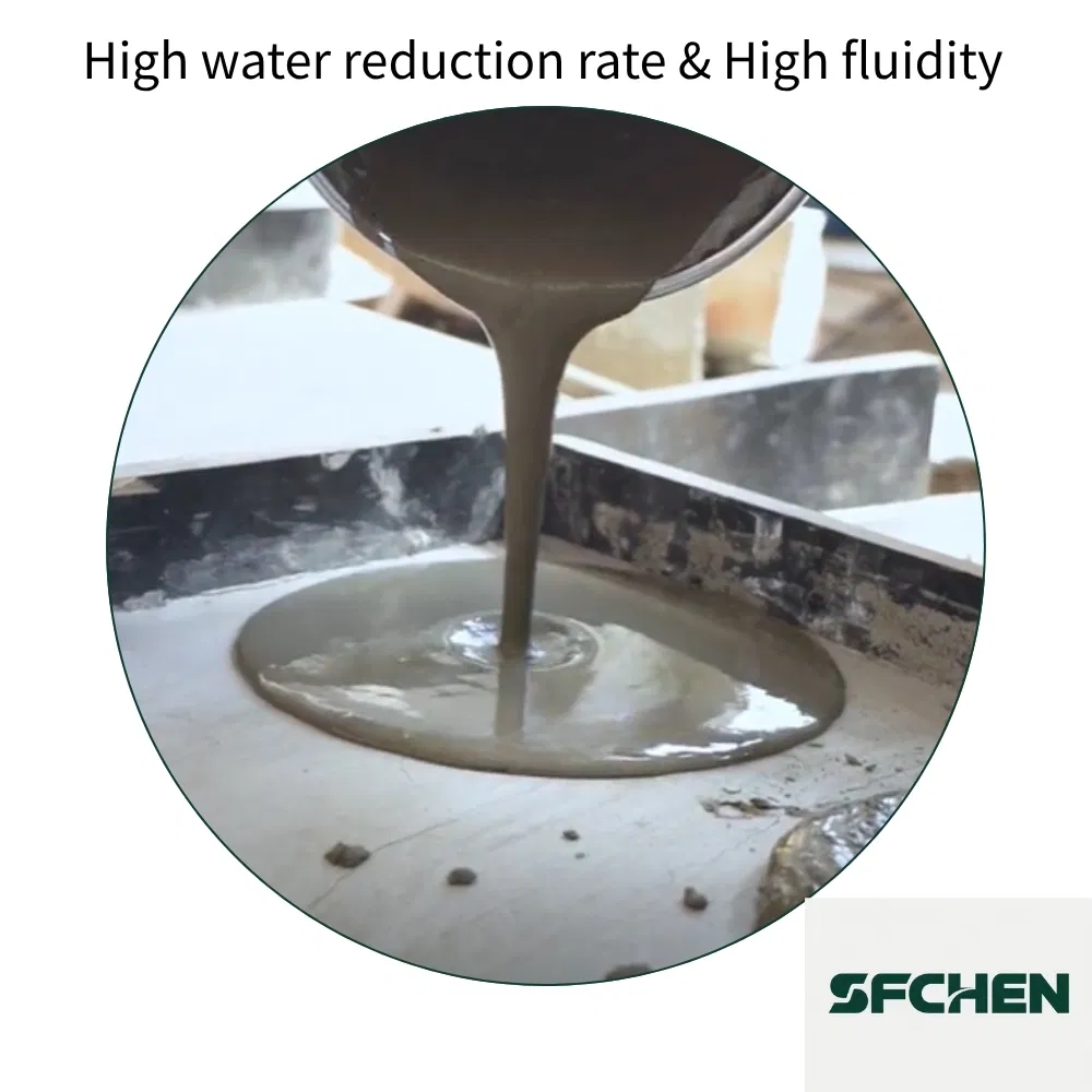 Sfc-09p 98% Premium PCE Water Concrete Water Reducing Admixture for Enhancing Fluidity