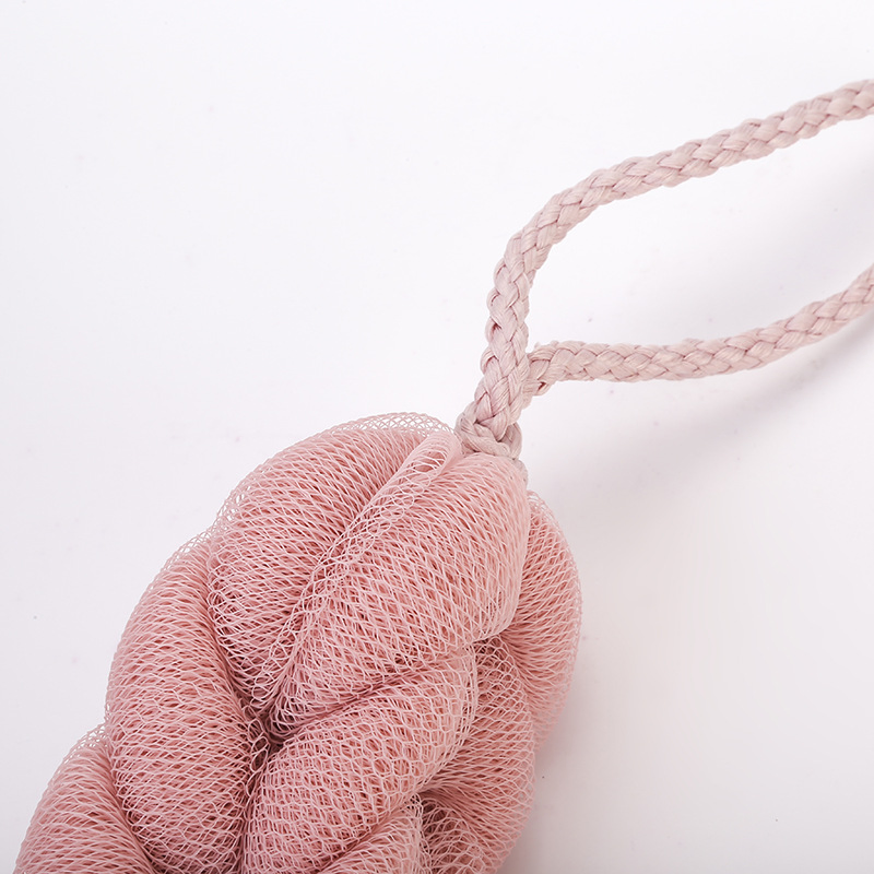 Plain Strip Hanging Flower Artifact Household Adult Pull Back Scrub Bath Towel