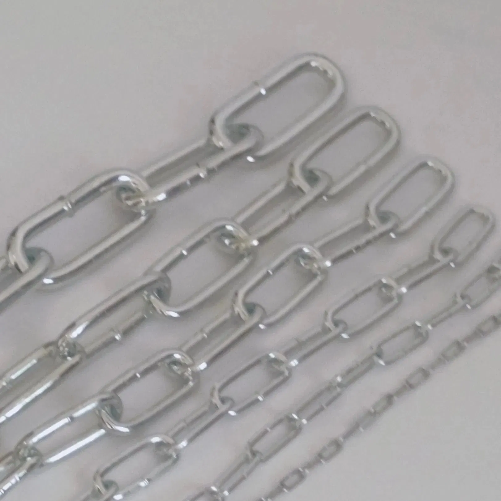 High Quality Ordinary Mild Steel Long Cadena Galvanizada Link Chain Hardware