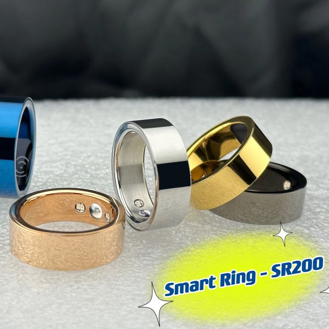 Smartring Sleep Monitoring Smart Ring Heart Rate Blood Pressure Blood Oxygen Smart Ring with Charging