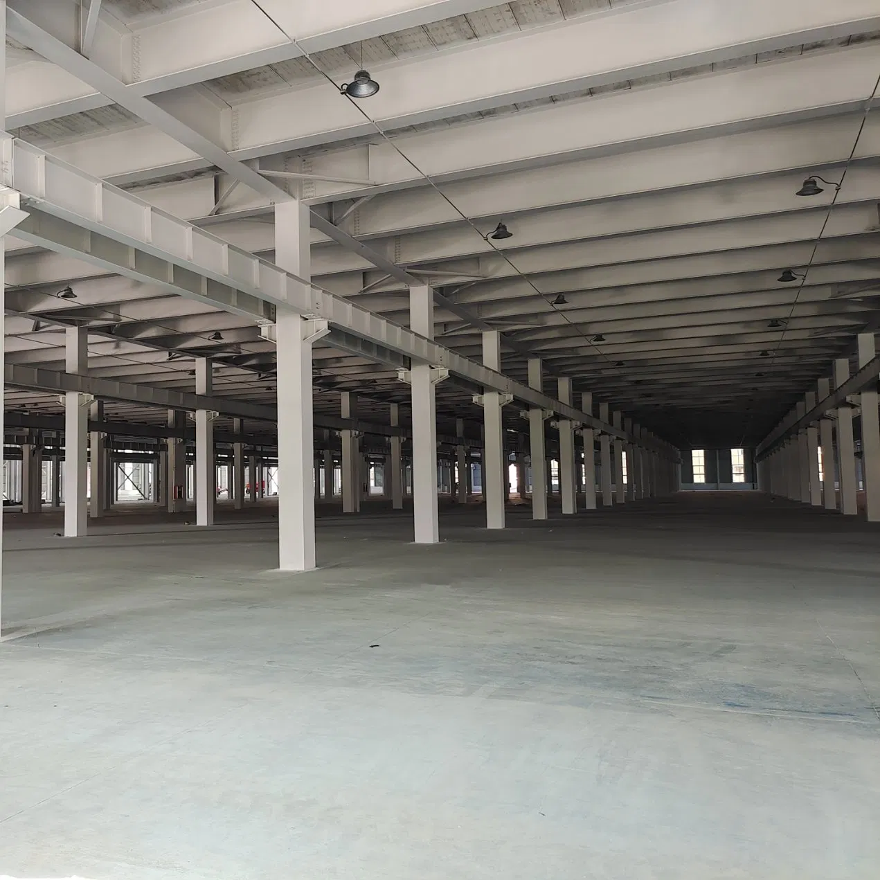 in China, Warehouses Are Constructed Using Prefabricated H-Shaped Columns and Beams From Welding Factories.