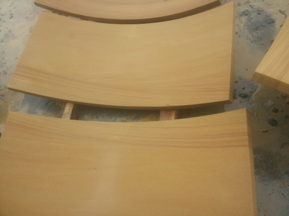 Beige Yellow White Red Black Sandstone Tiles/Slabs for Paving Cladding