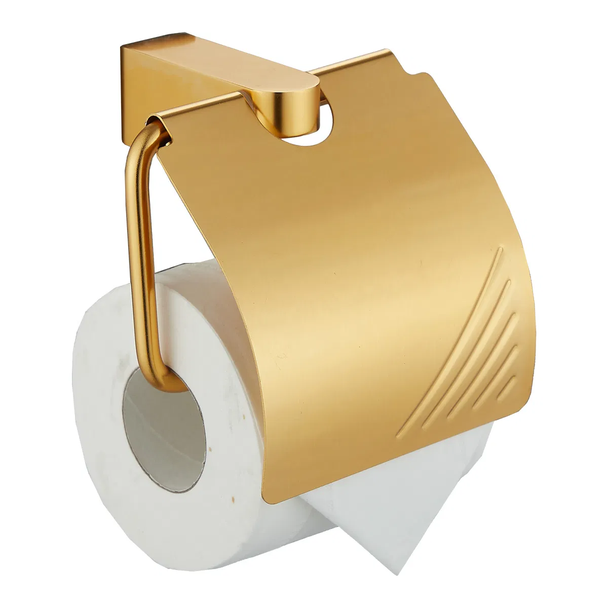 Rich Golden Space Aluminum Bathroom Hardware Pendant Bathroom Accessories Set Six-Seven-Piece Toilet Paper Holder Towel Bar