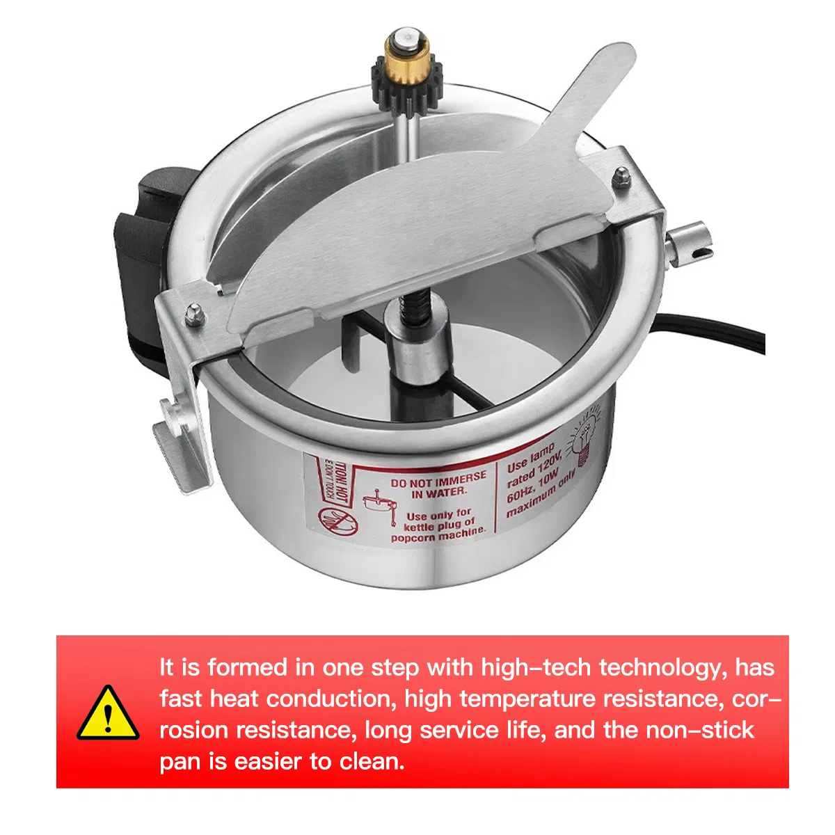 New Commercial Semi-Automatic Popcorn Machine