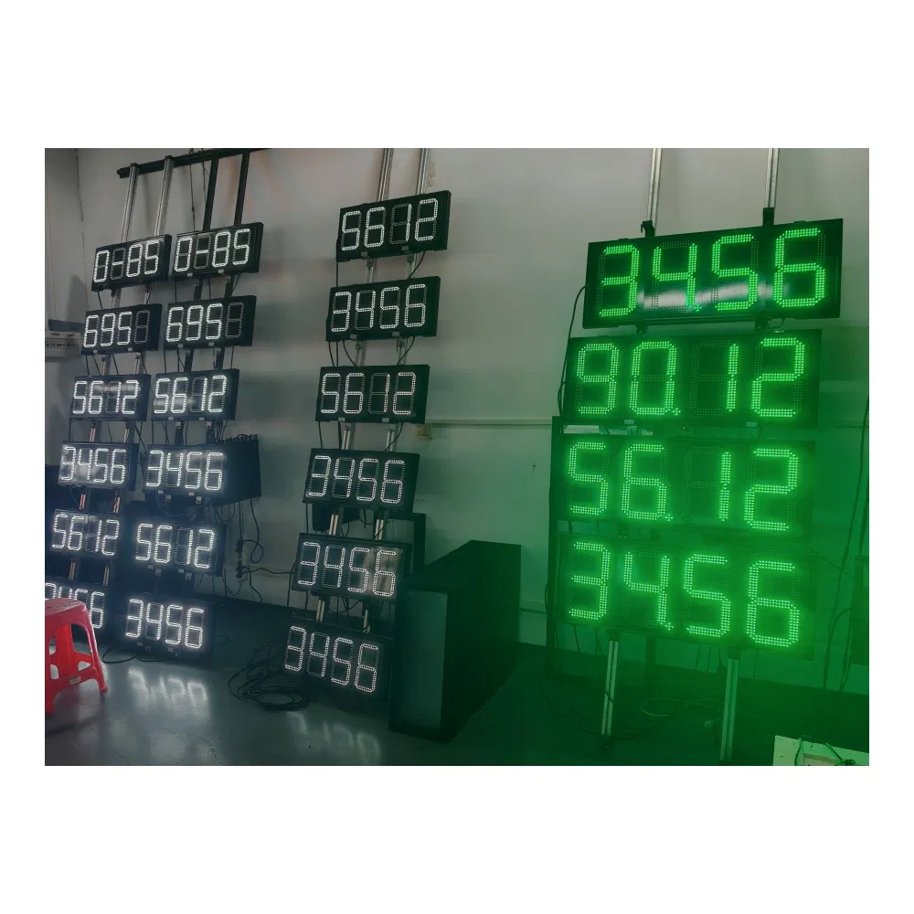 Outdoor LED Display Petrol Station 8inch-48inch 88.88 7 Segment Digit Board