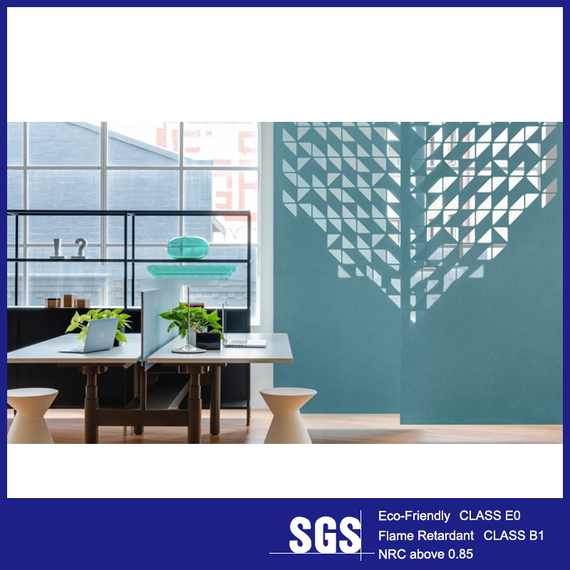 Custom Processing Office Restaurant Bar Entrance Polyester Sound Absorbing
