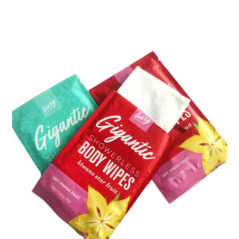 Individually Wrapped Full-Body Wipe, Cooling Body Wipes Hypoallergenic for Sensitive Skin