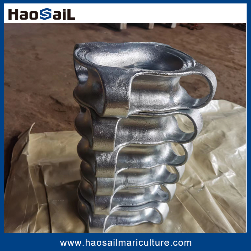 Light/Heavy Duty Hot DIP/Electric Galvanized /Painted Finish Semi Enclosed Thimbles for Synthetic Rope Protection in Marine /Aquaculture Mooring System