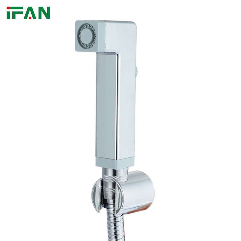 Ifan Stainless Steel Adjustable Bidet Sprayer All Size Toilet Shattaf Handheld Bidet Sprayer Set