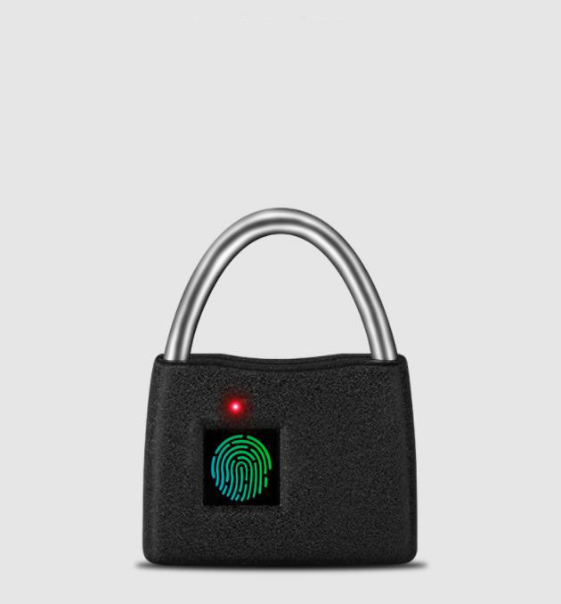 Rechargeable Smart USB Type-C Fast Charging Padlock Smart Fingerprint Electronic Lock