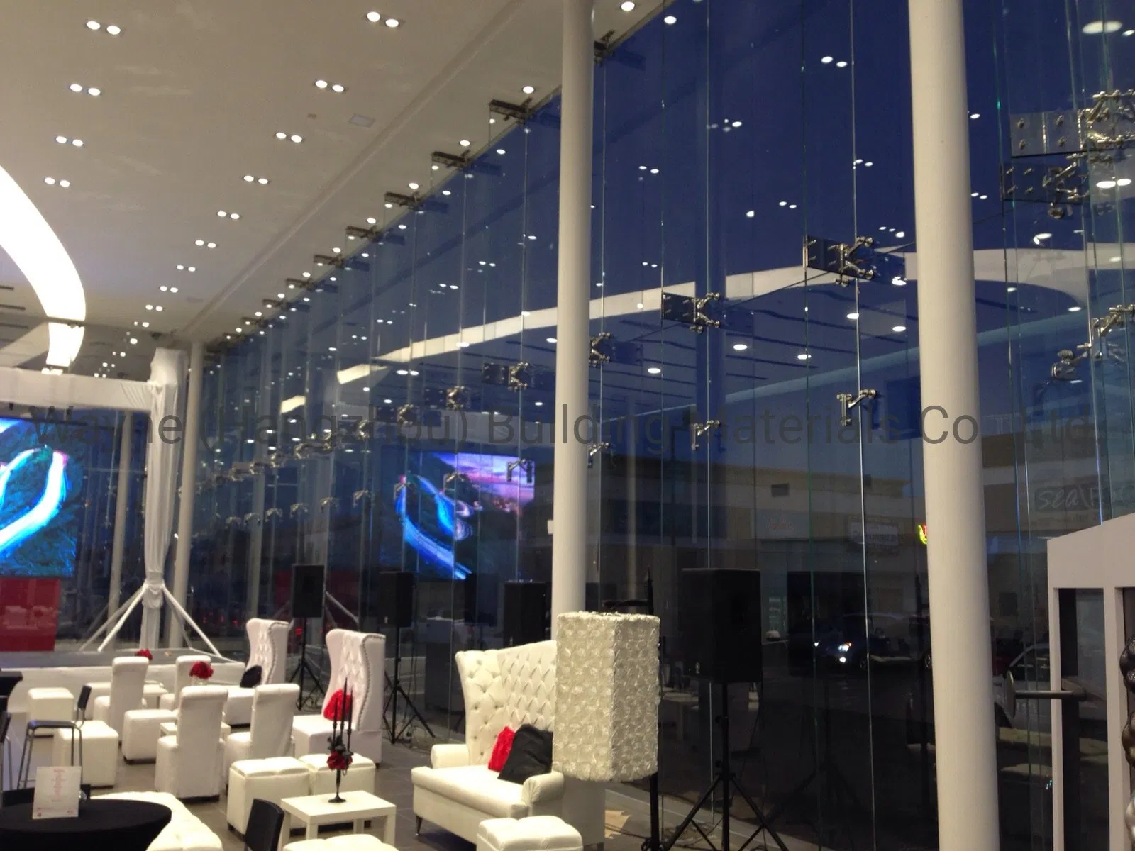 Exterior Point Fixing Wall System Building Glass Curtain Wall