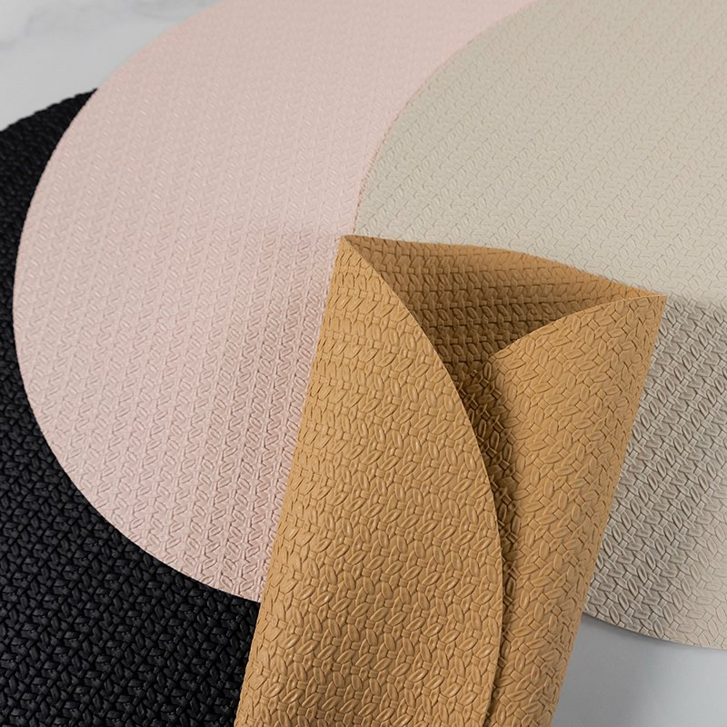 Luxury Waterproof PVC Leather Dining Table Mats for Weddings