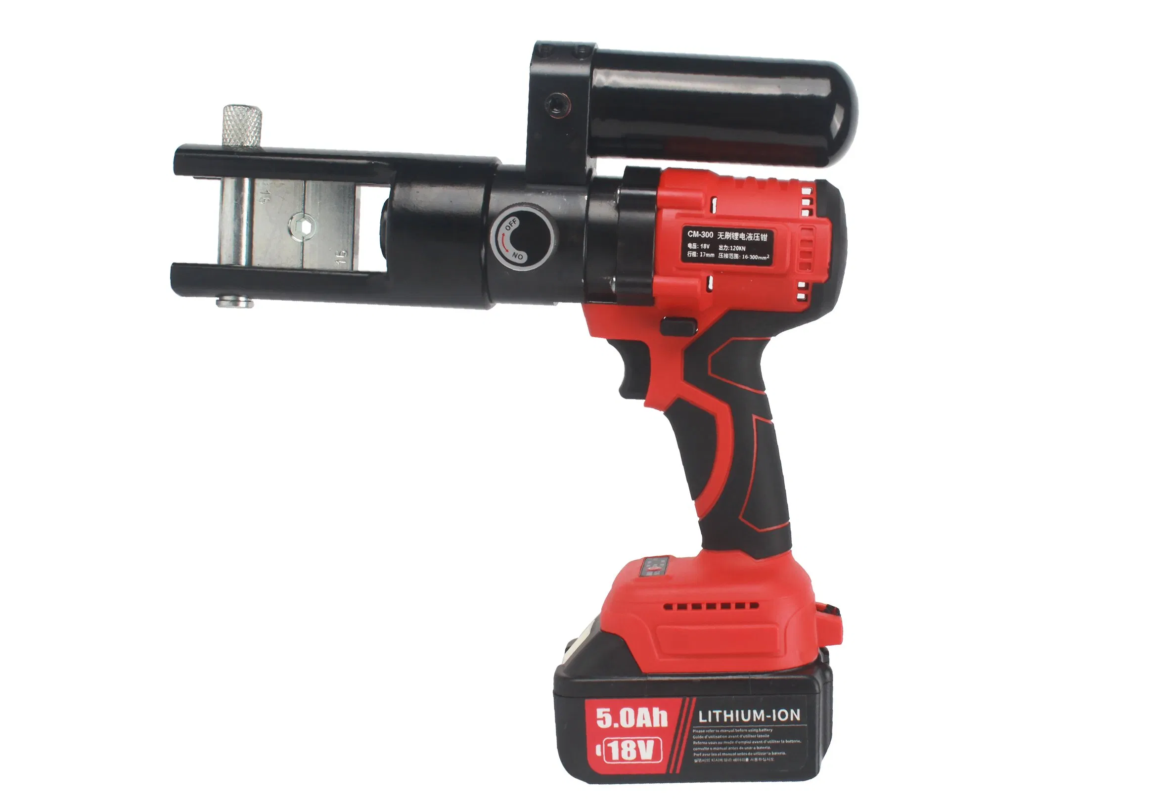 Special Price Cm-300 Battery Crimper for Cable Lugs Powered Hydraulic Crimping Tool