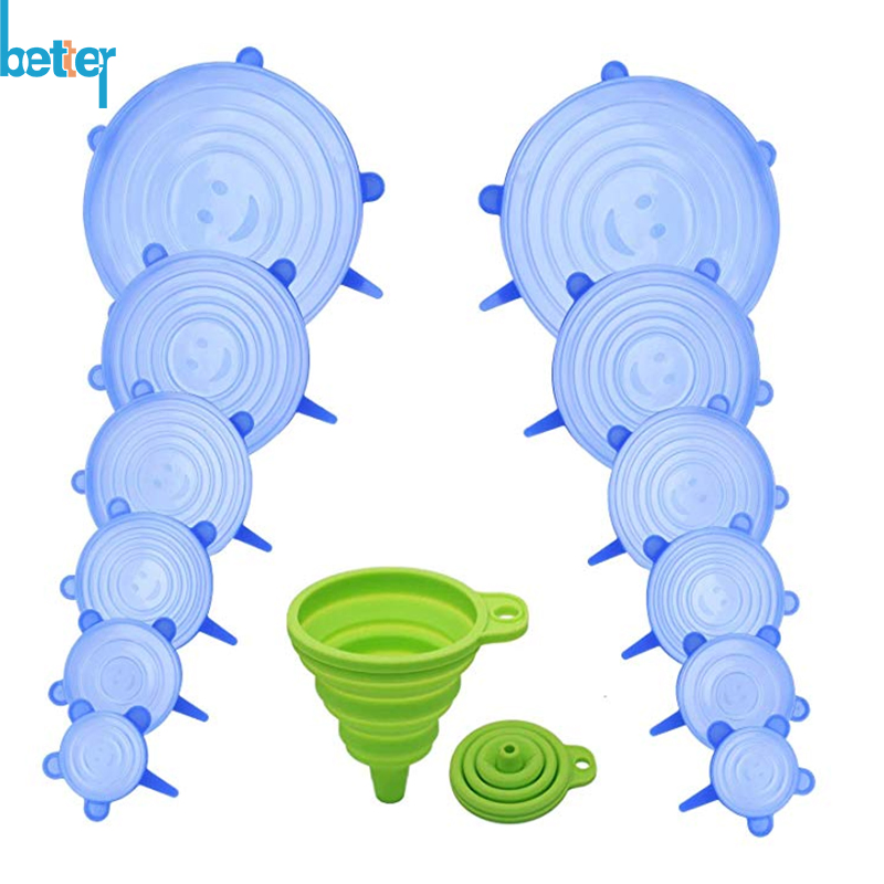Reusable BPA-Free Silicone Rubber Glow-in-The-Dark Can Covers/Lids with Fluorescent Effect