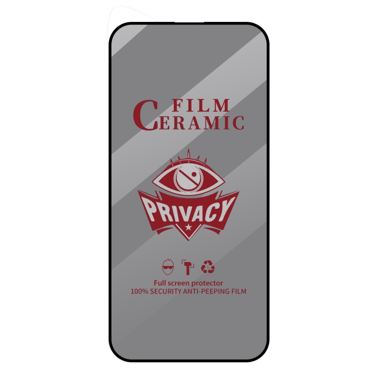 Защитная плёнка Full Coverage Anti-Spy для iPhone