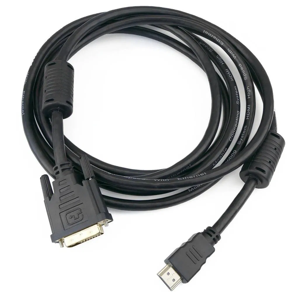 1080P/2K*4K High Speed 1.4 HDMI-DVI Cable 10m for HDTV