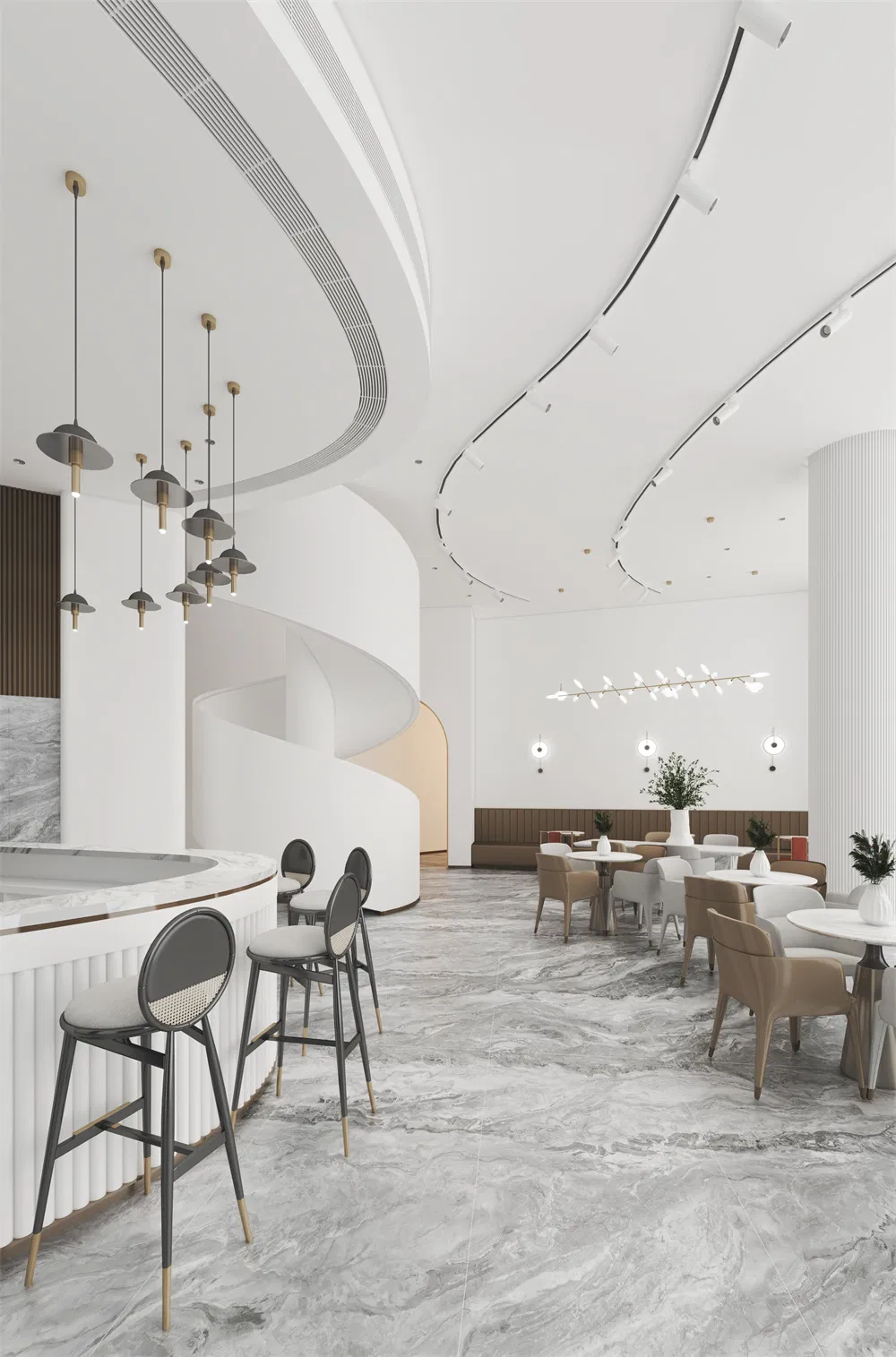 Best Selling Stone Design Continuous Patterns Sintered Stone for Modern Wall Cladding and Floor