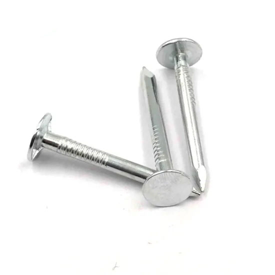 Low Price 25mm X 3 mm Flat Head Roofing Nails/Galvanized Clout Nails for Roofing/Coil Roofing Nails/Cupper Nails/Iron Nails/Galvanized Nails