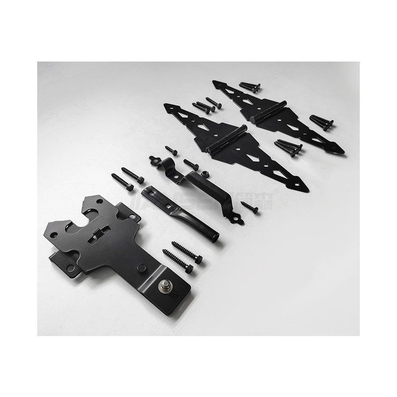 OEM Heavy Duty Wood Fence Gate Hinge Latch Metal Kit