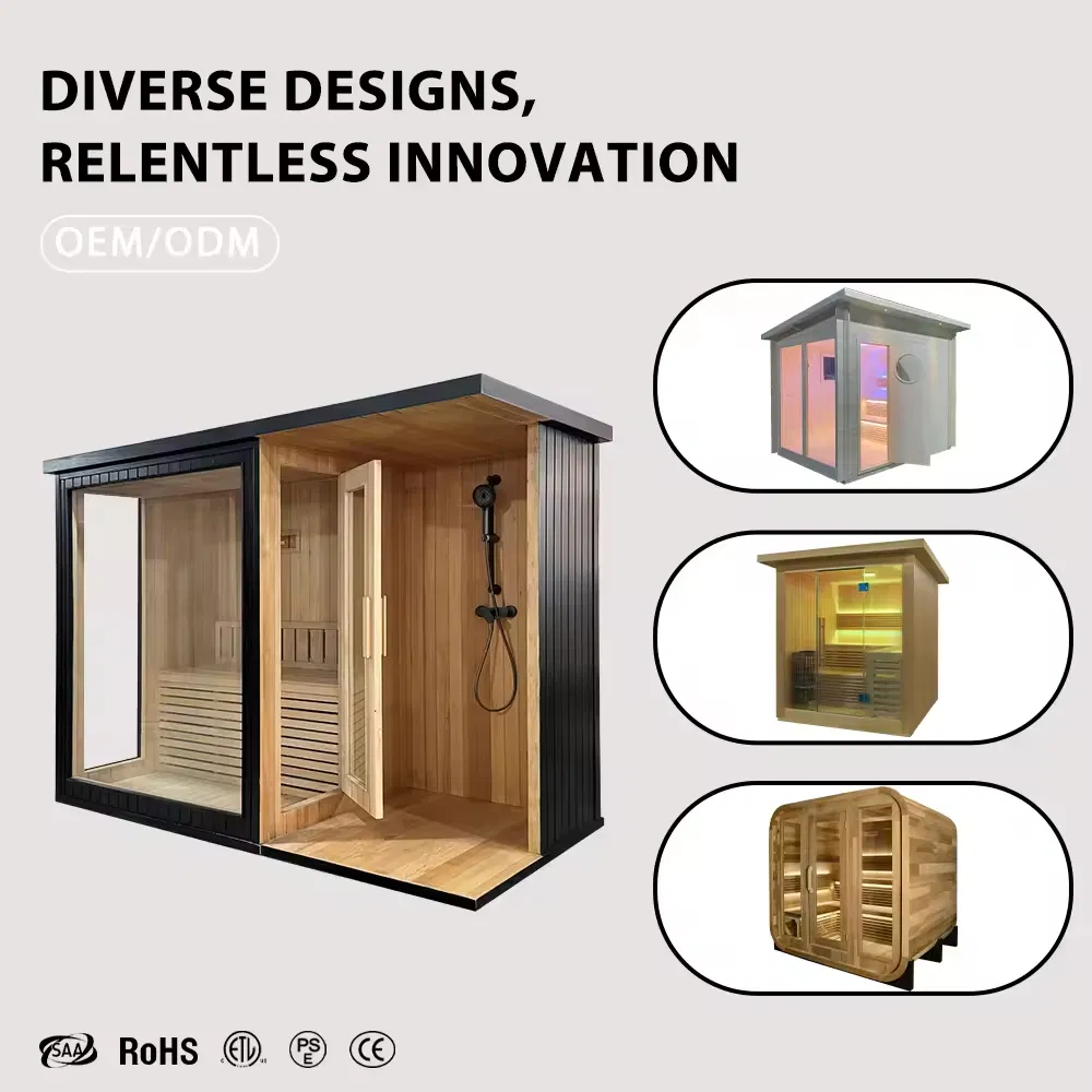 Парная сауна из массива дерева с панелью управления