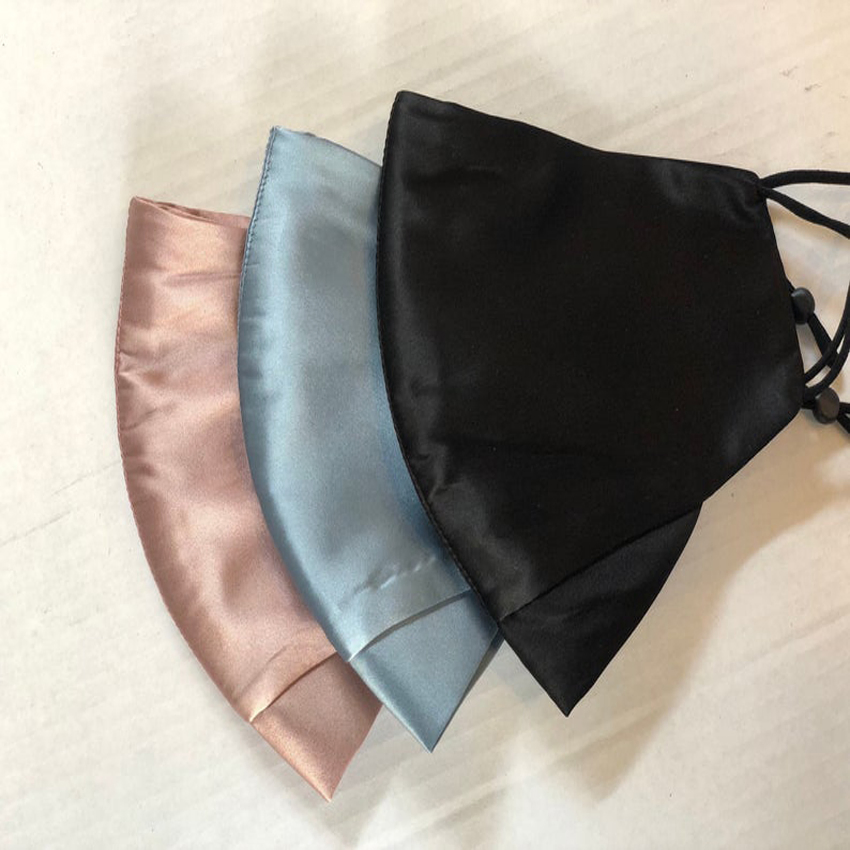 Custom Made Lady Satin Silk Facemask
