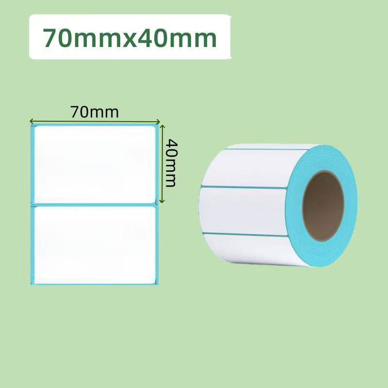 High Quality White Self-Adhesive Label Sticker Paper for Supermarket Labels (customizable in size)