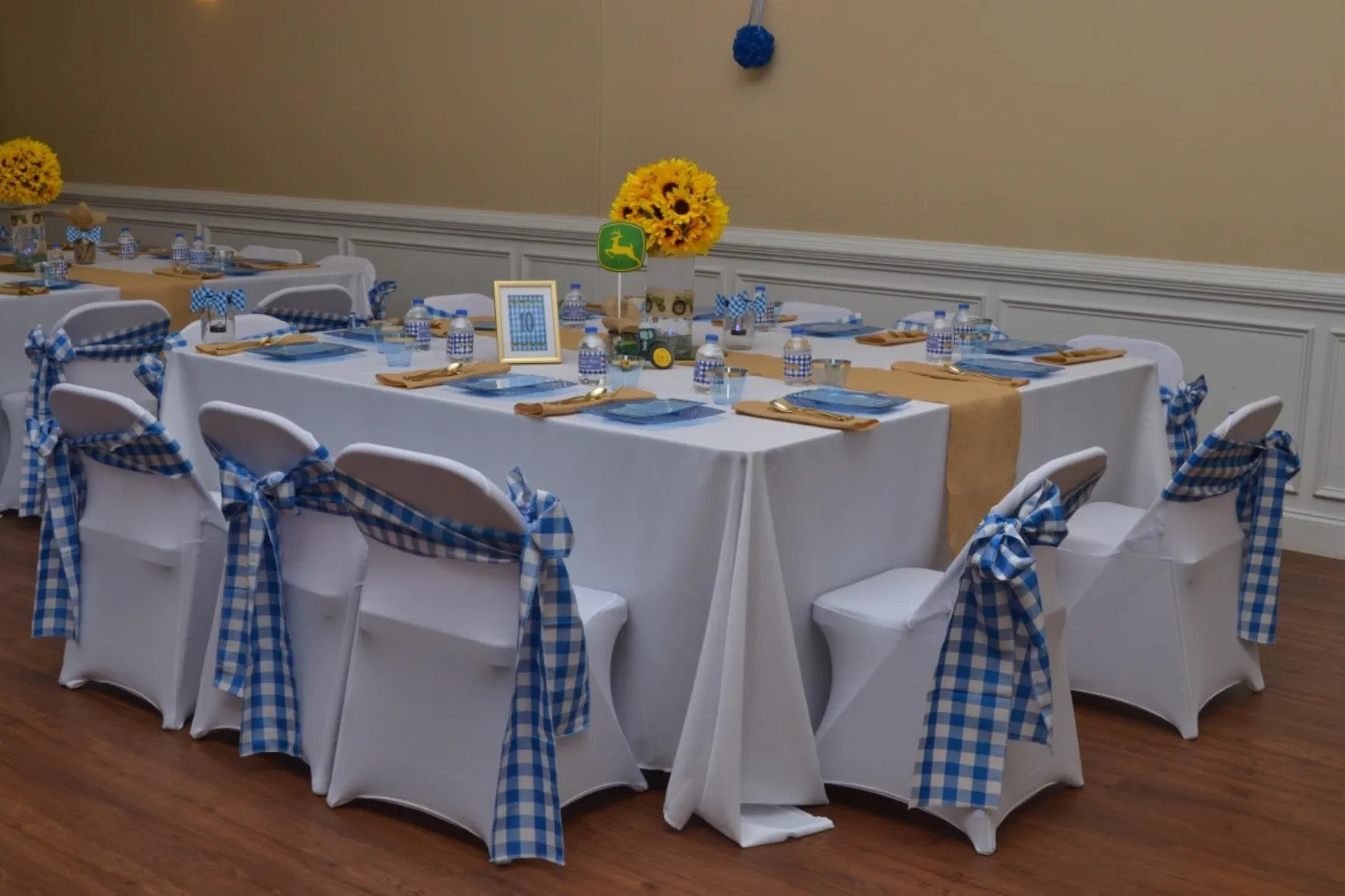 14X120 Inch Home Table Decoration Natural Burlap Table Runner