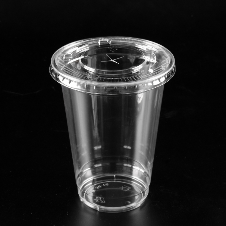 Прозрачная пластиковая чашка PET 24oz с логотипом