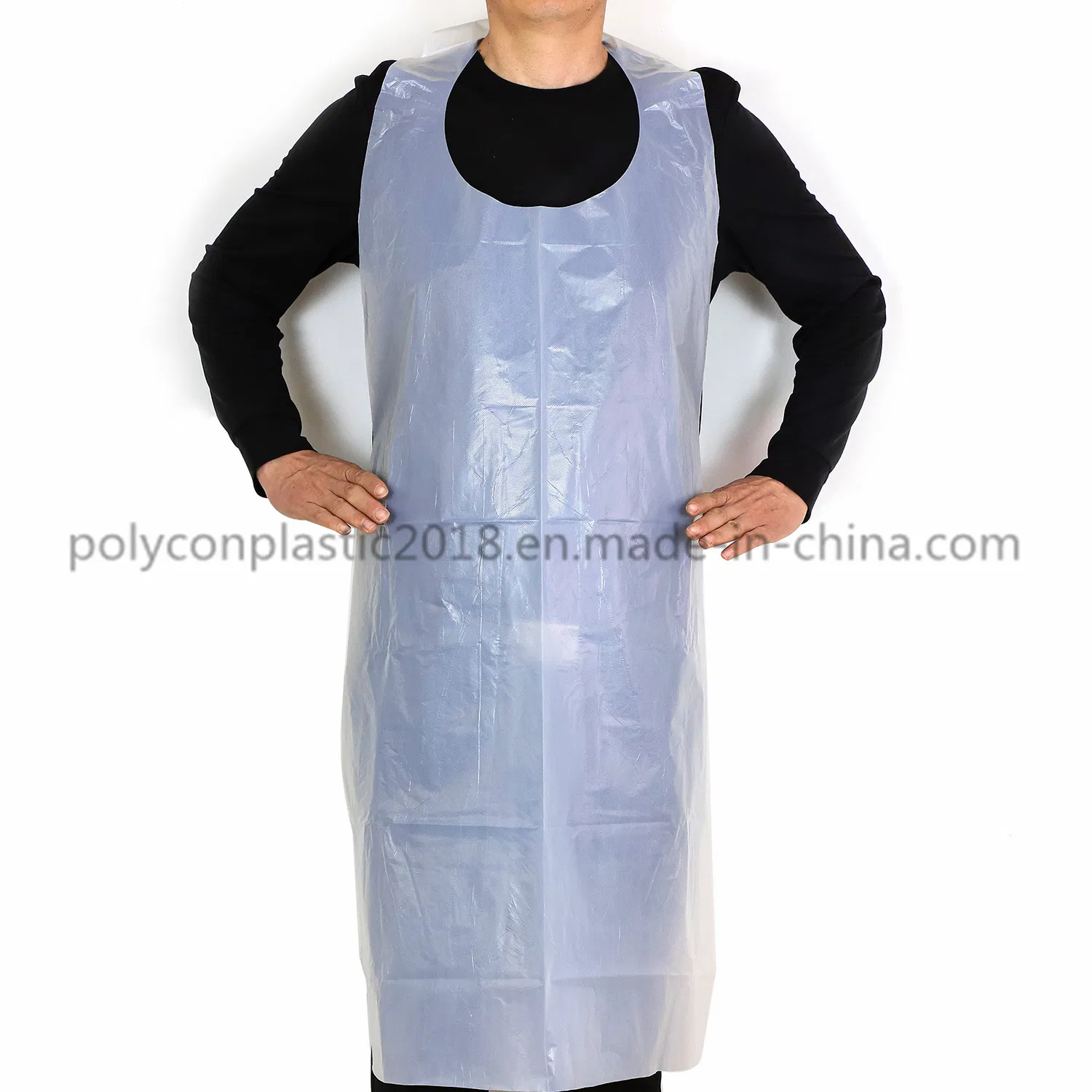 Adult Disposable Plastic Apron HDPE PE Food Grade PE Aprons for Household Standard Quality