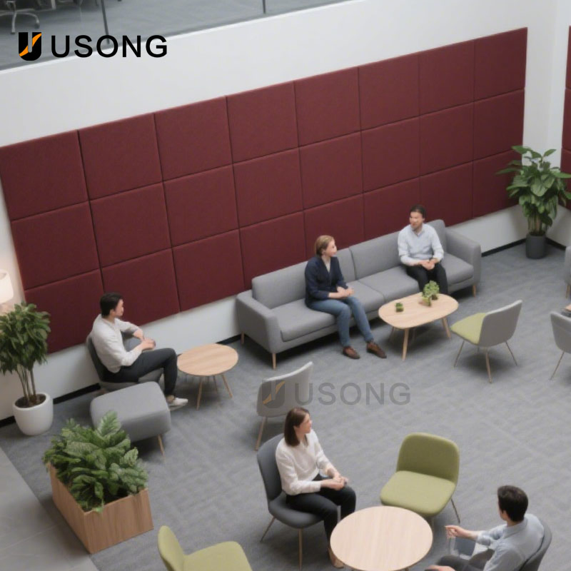 Polyester Fiber Material Soft Wall Panels for Bedroom Background Walls