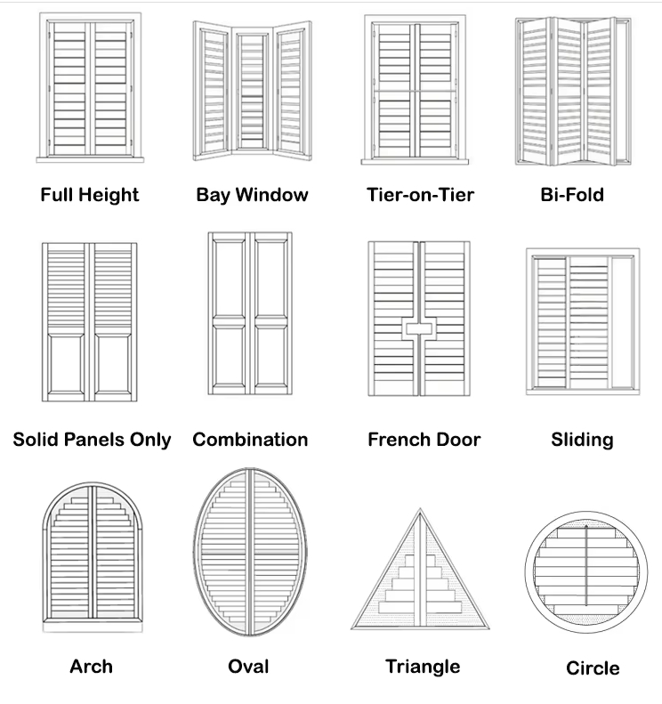 Sliding Doors More of Our Beautiful PVC Plantation Shutters