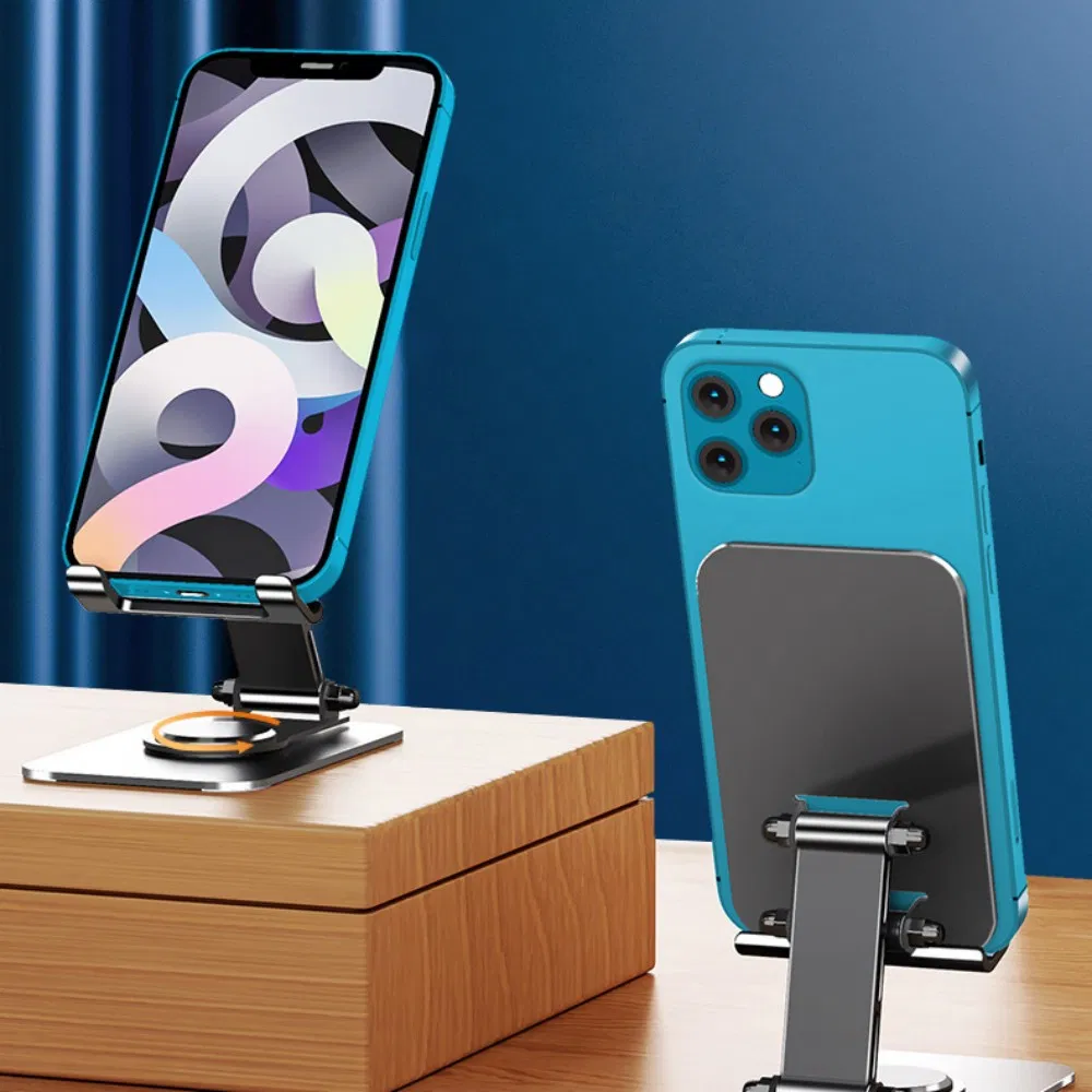 Hot Selling Portable Desktop Aluminum Alloy Folding Metal Mobile Phone Holder