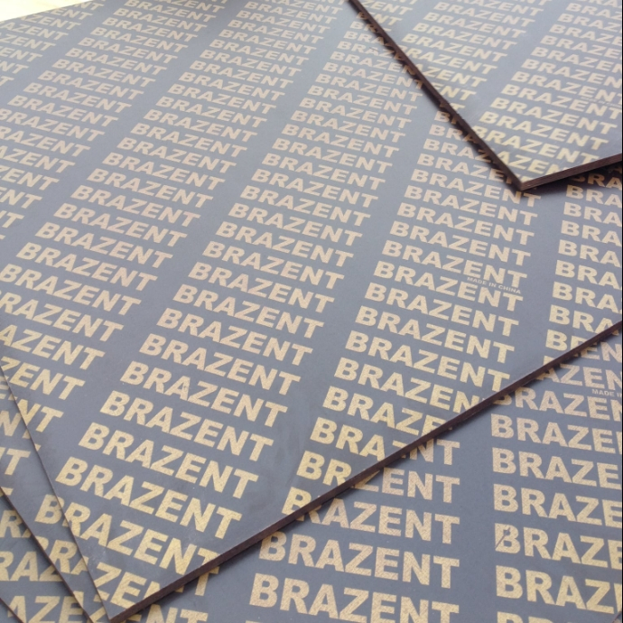 Full Poplar Plywood Ivory White Film Faced Plywood Furniture Wood Board