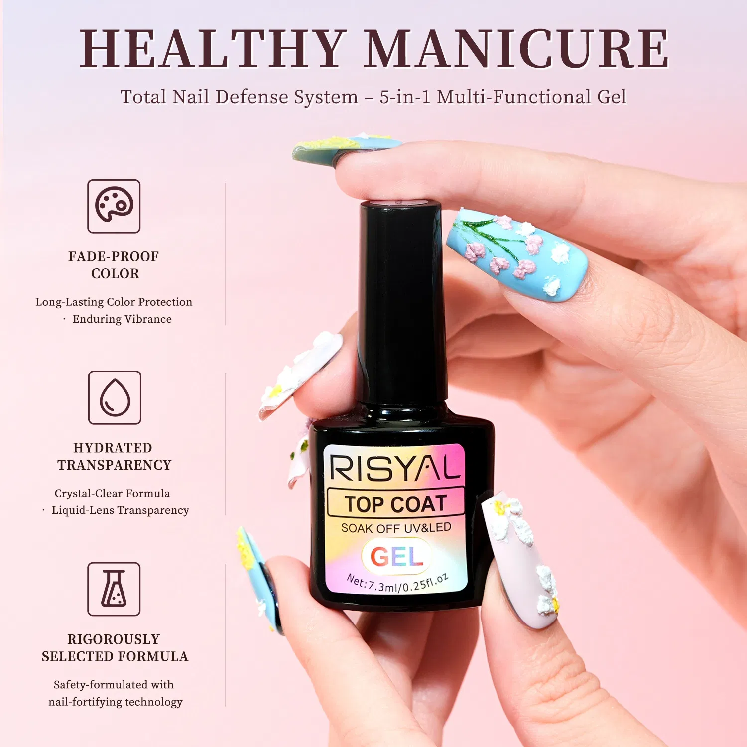 Complete Gel Polish Starter Kit 58 Colors with Nail Lamp Base Coat Top Coat and Full Tools Polish for Beginners