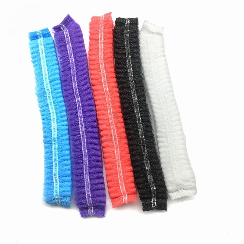Disposable Anti-Dust Single/Double Elastic Customized Bouffant Head Cover Nurse Mob Mop Cap Clip Cap