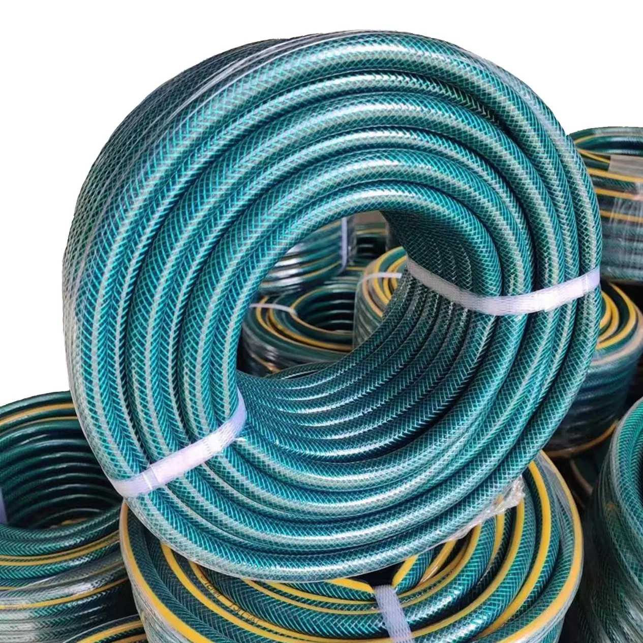 Гибкий ПВХ шланг для полива и мойки, 1/2" и 3/4"