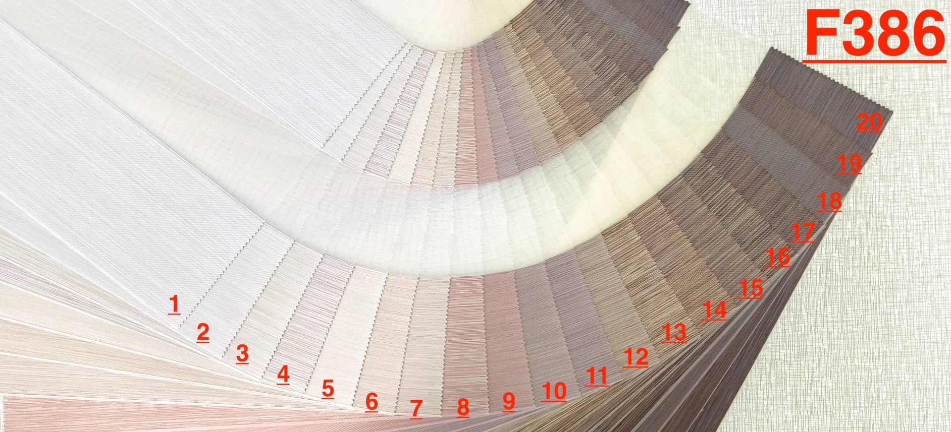 Day and Night Polyester Blackout Zebra Roller Blinds Fabric for Office Windows