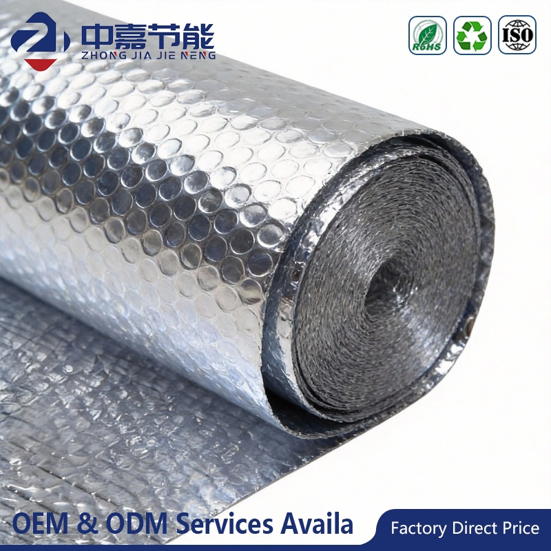 Hot Selling Barrier Rolls 97% Reflectivity Custom Aluminum Foil 4mm Bubble Thermal Roll Fireproof Heat Insulation Materials