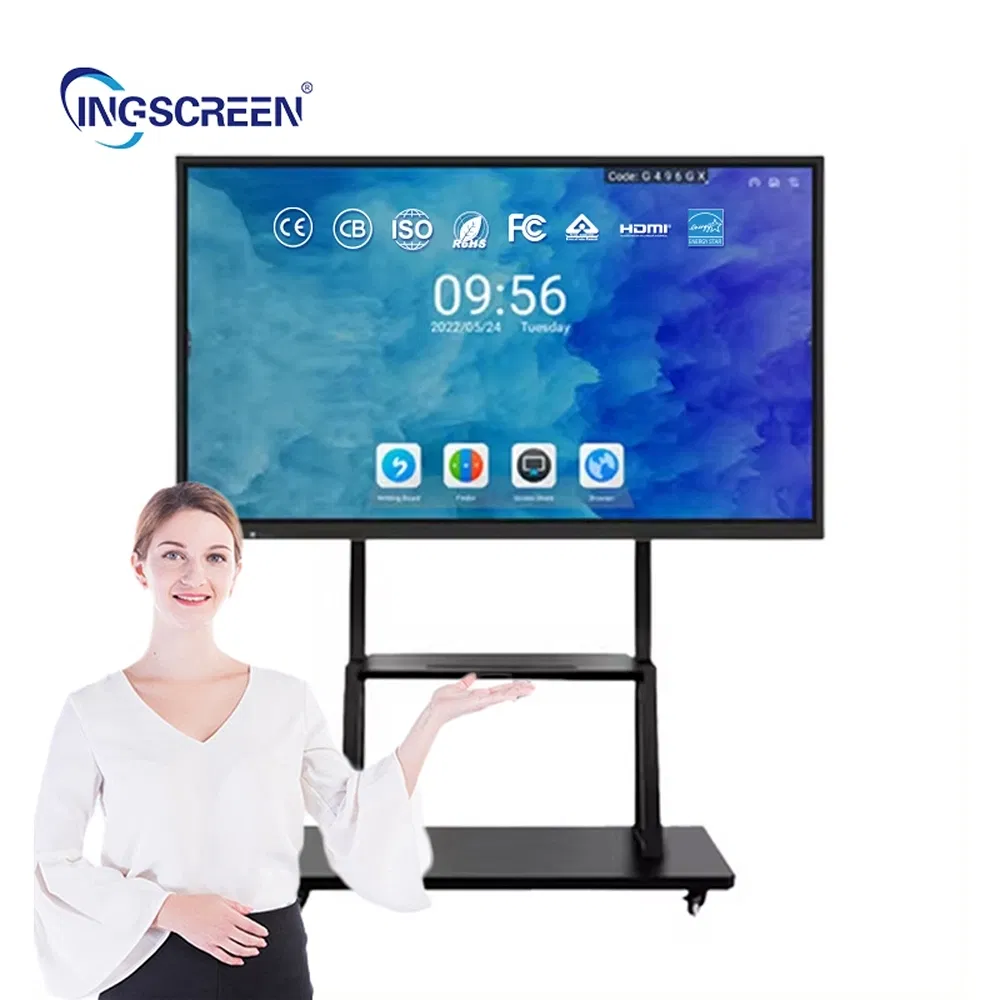 Anti-Mistouch Multi-Language Support Custom All-in-One Smart TV Interactive Monitor Touch Screen Board