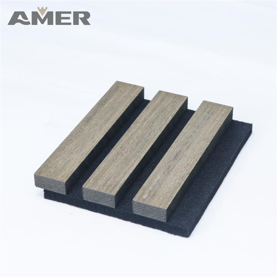 Soundproofing Absorption Acousound Panel MDF Slat Acoustic Panel