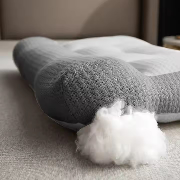 Wholesale High Quality Ergonomic Pillow for Sleeping Adult Neck Cervical Support Bed Comfortable Pillow