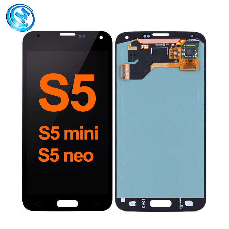 LCD Display Screen Digitizer Assembly Replacement for Samsung S5 Mini