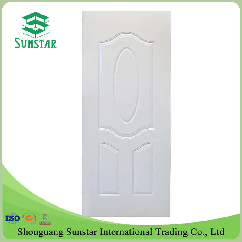 Melamine Laminate Moulded Door Skin Plywood for Interior Decoration