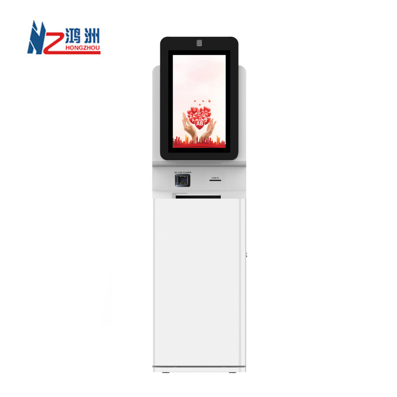 Turnkey Solution Software+Hardware 21.5 Inch Touch Screen Self Service A4 Printing Kiosk