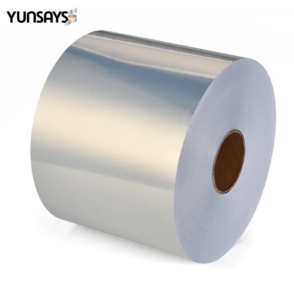 Brushed Silver Pet Label Self Adhesive Label Roll for Inkjet Printer