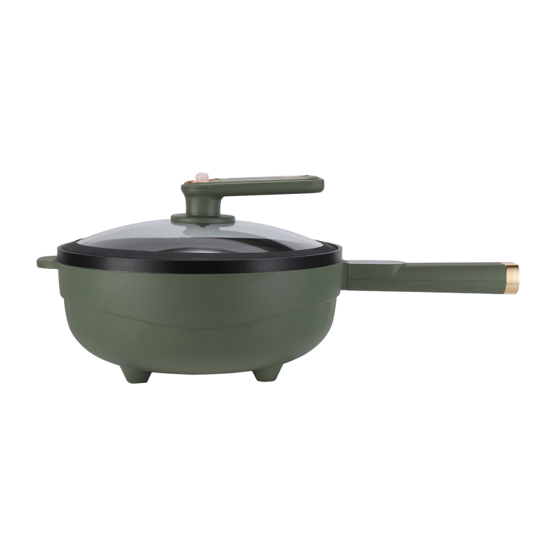 Large Capacity Electric Fry Pan 1500W Skillet Cooking Pot 30cm