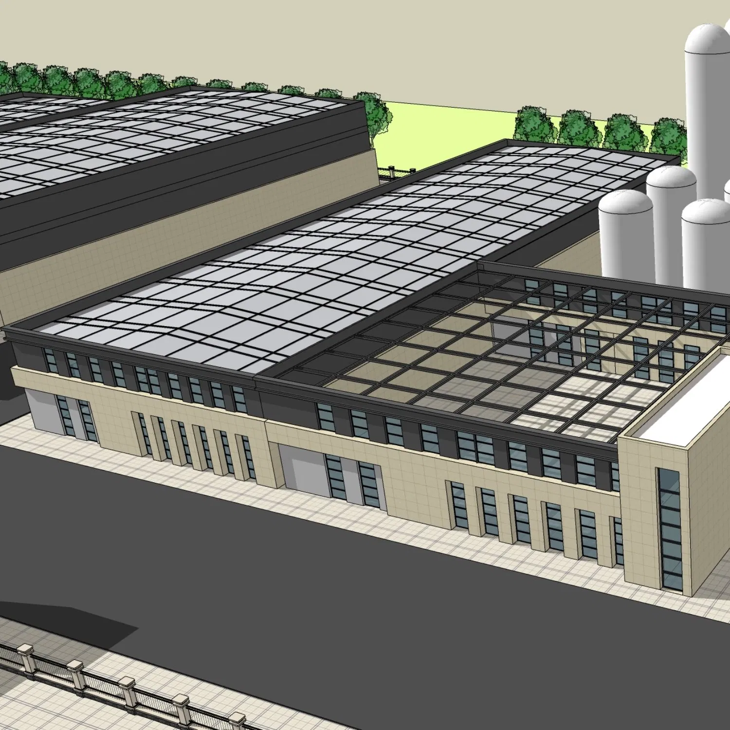 High-Quality Steel-Structured Warehouse Building - Prefabricated Iron Profiles H-Shaped Beams and Columns